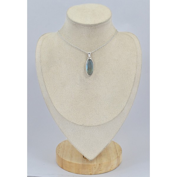 Superbe Labradorite bleu orange Bijoux en Labradorite Bleue SK19.4
