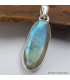 Superbe Labradorite bleu orange Bijoux en Labradorite Bleue SK19.4