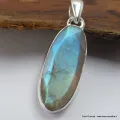 Superbe Labradorite bleu orange - Bijoux en Labradorite Bleue