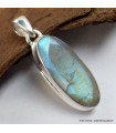Superbe Labradorite bleu orange Bijoux en Labradorite Bleue SK19.4