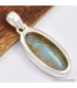 Superbe pendentif Labradorite bleu orange Bijoux en Labradorite Bleue SK19.5