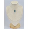 Superbe pendentif Labradorite bleu orange Bijoux en Labradorite Bleue SK19.5