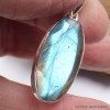 Superbe pendentif Labradorite bleu orange Bijoux en Labradorite Bleue SK19.5