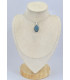 Pendentif argent Authentique Labradorite bleue Pendentifs pierres naturelles SK19.7