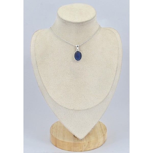 Pendentif en Authentique Labradorite bleue Bijoux en Labradorite Bleue SK19.8