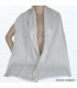 Echarpe laine cachemire écrue Tous les pashminas ECHA83