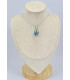 Pendentif goutte Turquoise avec Pyrite Bijoux en Turquoise Iranienne (Nishapur) SK24.2