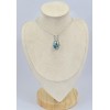 Pendentif goutte Turquoise avec Pyrite Bijoux en Turquoise Iranienne (Nishapur) SK24.2