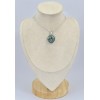 Pendentif rond Turquoise avec Pyrite Bijoux en Turquoise Iranienne (Nishapur) SK24.3