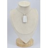 Gros Pendentif Scolecite blanche brute Bijoux en Scolecite SK27