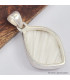 Pendentif Scolecite blanche forme libre Pendentifs pierres naturelles SK27.3