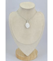 Pendentif Scolecite blanche forme libre Pendentifs pierres naturelles SK27.3