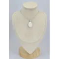 Pendentif Scolecite blanche forme libre - Pendentifs pierres naturelles
