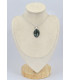 Pendentif oval en Séraphinite 