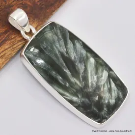 Grand pendentif en Séraphinite - Bijoux en Séraphinite