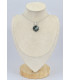 Pendentif rond en Séraphinite 