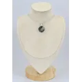 Pendentif rond en Séraphinite - Bijoux en Séraphinite
