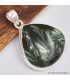 Pendentif goutte en Séraphinite 