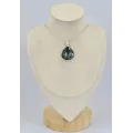 Pendentif goutte en Séraphinite - Bijoux en Séraphinite