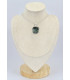 Pendentif carré en Séraphinite 