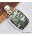 Pendentif rectangulaire en Séraphinite 