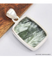 Pendentif rectangulaire en Séraphinite 
