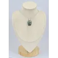 Pendentif rectangulaire en Séraphinite - Bijoux en Séraphinite