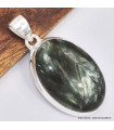 Pendentif oval Séraphinite 