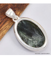 Pendentif oval Séraphinite 