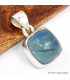 Pendentif carré en Fluorite bleue 