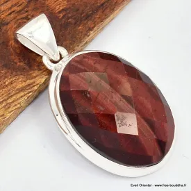 Pendentif oval Oeil de Taureau - Bijoux en Oeil de Taureau