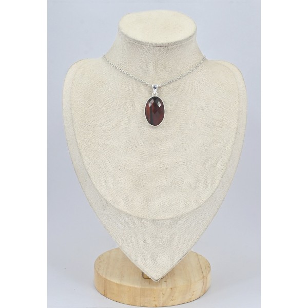 Pendentif oval Oeil de Taureau 
