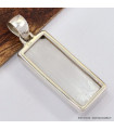 Pendentif long en Sélénite 