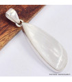 Pendentif asymétrique en Sélénite 