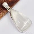 Pendentif triangulaire en Sélénite - Bijoux en Sélénite