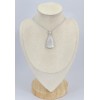 Pendentif triangulaire en Sélénite 
