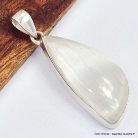 Pendentif Sélénite forme libre