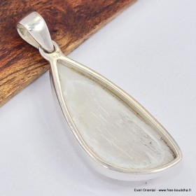 Pendentif Sélénite forme libre