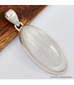 Pendentif oval en Selenite 