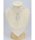Pendentif oval en Selenite 