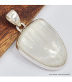 Pendentif Selenite semi-oval 
