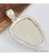 Pendentif Selenite semi-oval 