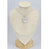 Pendentif Selenite semi-oval 