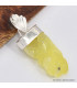 Pendentif moderne Brucite jaune  