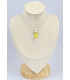 Pendentif moderne Brucite jaune  