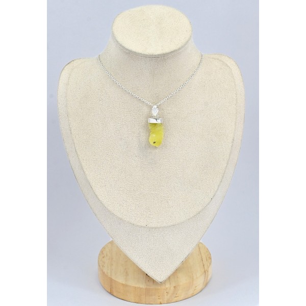 Pendentif moderne Brucite jaune  