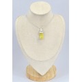 Pendentif moderne Brucite jaune  