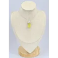 Pendentif moderne Brucite jaune - Bijoux en Brucite