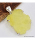 Gros pendentif Brucite jaune 