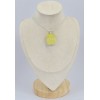 Gros pendentif Brucite jaune 